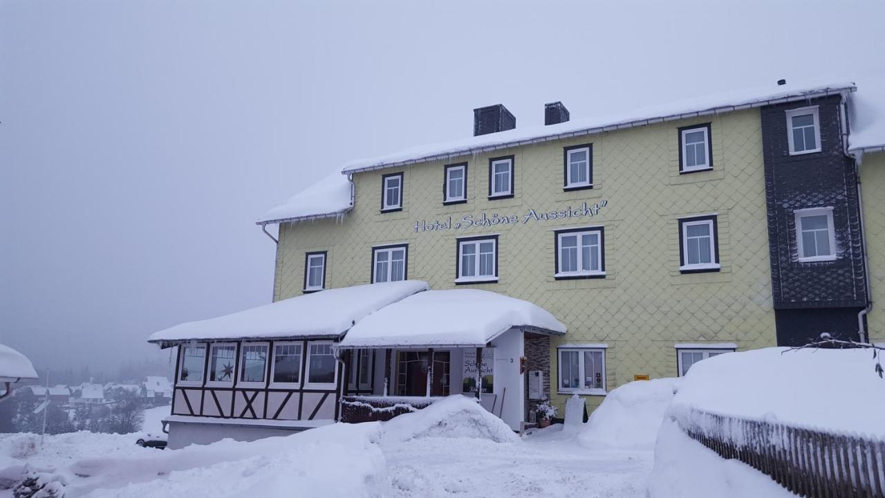 Hotel Schoene Aussicht Masserberg Ngoại thất bức ảnh